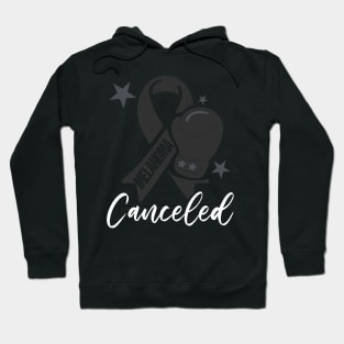 Black Ribbon Melanoma Cancer Awareness Hoodie